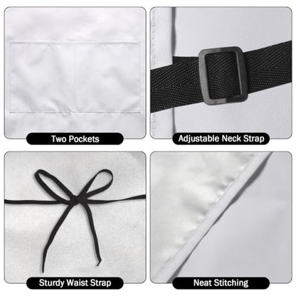 Imiss Waterproof Stain-Resistant Cooking Chef Aprons for Grill BBQ Baking 27 X 31 Inch - color: Fall Cat