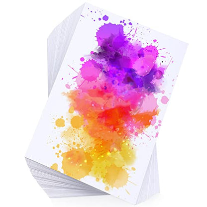 Spiareal 100 Sheets 6 x 9 Inch 100 Sheets Watercolor Paper Bulk 140 Lb - size: 6 x 9 Inch