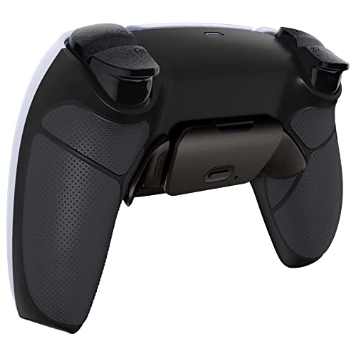 eXtremeRate Black Real Metal Buttons RMB RISE V3 Remap Kit for PS5 Controller BDM-030 040 050, Rubberized Grip Bottom Shell Upgraded Programable Back Buttons Set for PS5 Controller - NO Controller - color: Black