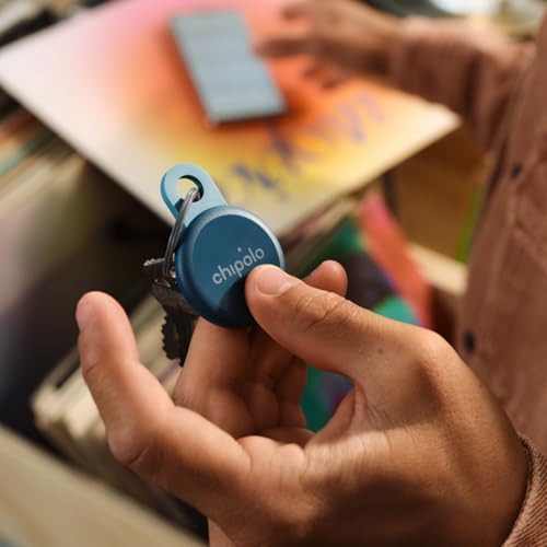 Chipolo LOOP - Rechargeable Bluetooth Tracker for Key and Pocket Location, Compatible with Apple or Google, Call Your Phone & Out of Range Alerts for Android (Mint) - color: Mint