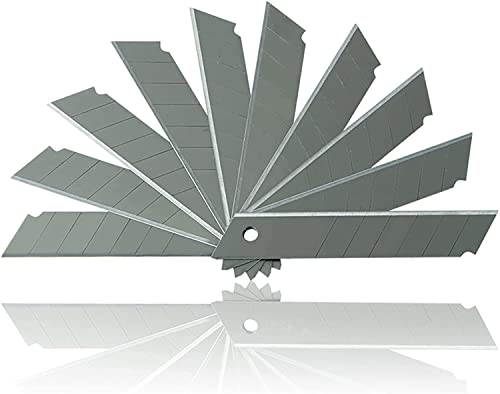 50Pcs Razor Knife Blades, 25mm Box Cutter Snap Off Utility Knife Blades - size: 50pcs