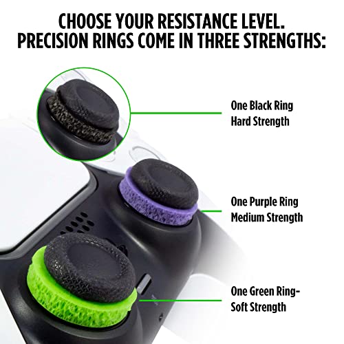 KontrolFreek Aim Boost Kit for Xbox One and Xbox Series X Controller | Includes Performance Thumbsticks and Precision Rings | Galaxy Edition - color: Purple