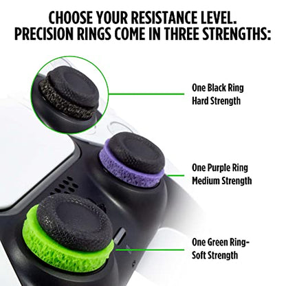 KontrolFreek Aim Boost Kit for Xbox One and Xbox Series X Controller | Includes Performance Thumbsticks and Precision Rings | Galaxy Edition - color: Purple
