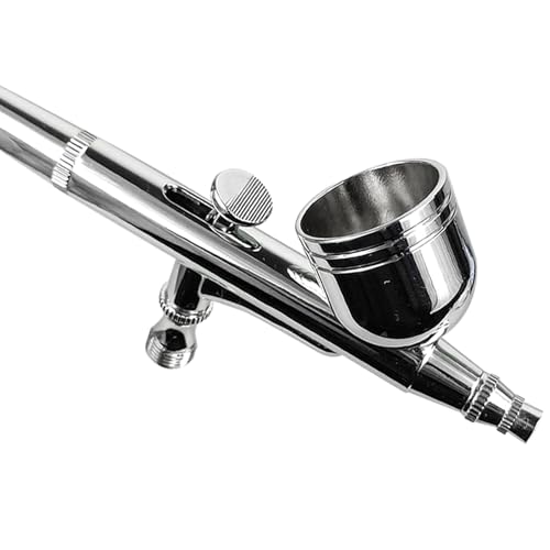 Dual-Action Airbrush Kit,Airbrush Gun with 0.2/0.3/0.5mm Nozzles
