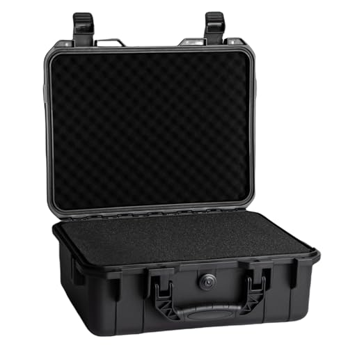 Hard case Waterproof Hard Case with DIY Customizable Foam Insert Portable Protective for Camera Drones Equipments Tools Test Instruments 16.9''x13.7''x5.9'' - color: 16.9''x13.7''x5.9''