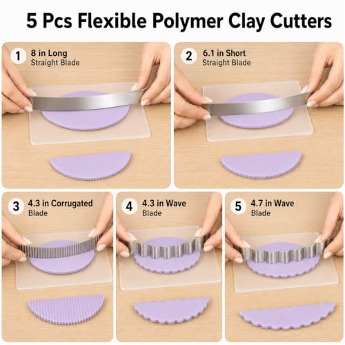 Diyoohomy 20 Pcs Polymer Clay Tools Set, Pottery Earring Jewelry Making - color: 20p