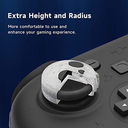 JINGDU Halloween Thumb Grip Caps for PS5/PS4, Switch Pro, Xbox Series X/S - Silicone Joystick Caps Cover, Game Controller Accessories, 4PCS Skull