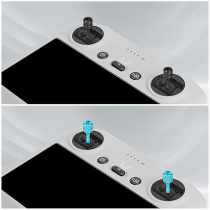 4pcs Mini Joystick Replacement Compatible with DJI Mini 3 Pro - color: Light Blue,blue