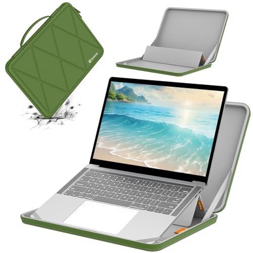 Smatree MS86 Hard Protective Case with Stand for 16" GIGABYTE AERO 16 XE5 - color: MS - Green, size: For 16 inch AERO 16 XE5/YE4/YE5 (MS86)