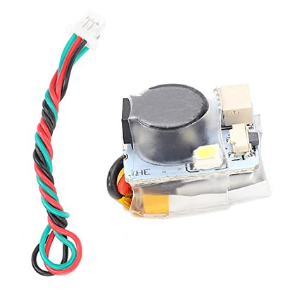 Drfeify RC Buzzer Alarm, 100DB High Decibel Drone Finder Buzzer for FPV Racing Drone, with LED White Light and Auto Charging for BF CF Controller