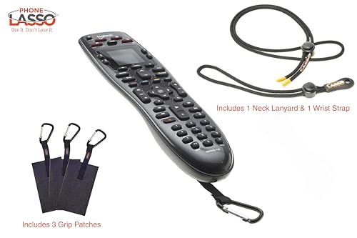 Adjustable TV Remote Lanyard, Universal Fit Never Misplace Your Remote, Fits Apple, Samsung, Sony, LG, Remote Control Tether