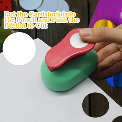 Luomorgo 1.5 Inch Circle Hole Punch, 1 Pc Paper Punch - size: 1.5 Inch