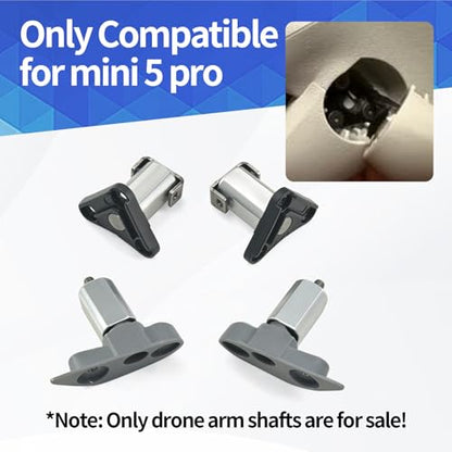 4Pcs Mini 5 Pro Arm Axis for DJI Mini 5 Pro Drone Front/Rear Left Right Arm Hinges Arm Shaft Repair Parts
