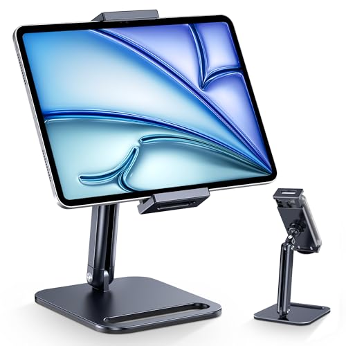 CreaDream Tablet Stand, Heavy Aluminum iPad Stand for Desk - size: Short - One Arm