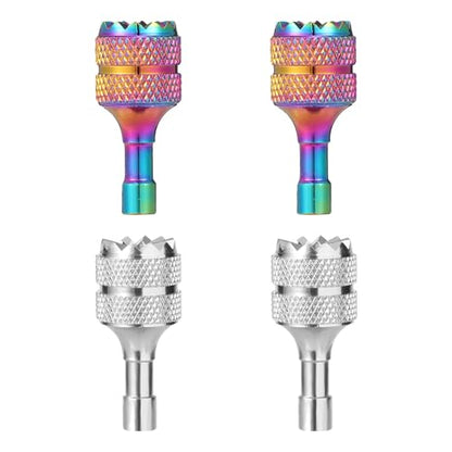 4pcs Mini Joystick Replacement Compatible with DJI Mini 3 Pro - color: Dazzling Color,silver