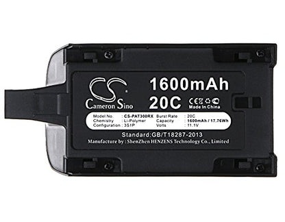 Replacement Battery for Parrot Bebop Drone 3.0, Bebop Drone Skycontroller, Bebop Mini Quadcopter Part NO N