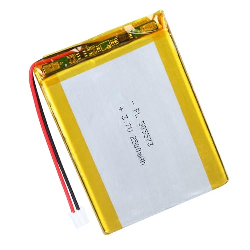 505573 3.7V Lipo Battery 2500mAh 505573 Rechargeable Lithium - size: 505573 2500mAh