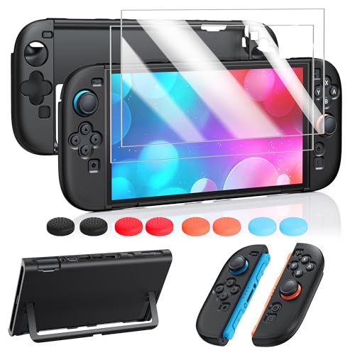 FYOUNG Protective Case for Nintendo Switch 2, Slim Hard Shell Accessories - color: Solid Black