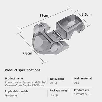 BTG Gimbal Protector Camera Lens Cover Protector Compatible with DJI FPV Combo Drone