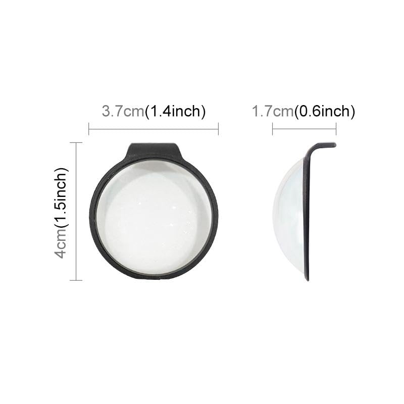 PULUZ Tempered Glass Lens Protector for DJI Osmo 360, Optical Clear Camera Lens Guard Cover, Anti-Scratch Dustproof Protective Accessory