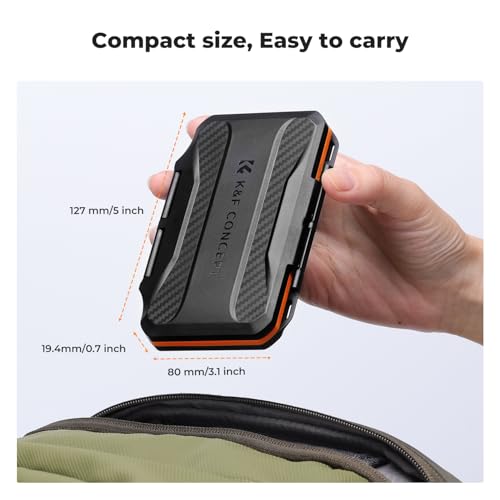 K&F CONCEPT 28 Slot SD Card Case, SD/TF Card Holder/Organizer - size: For 28 Micro SD