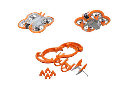 Neo Drone Protection Accessories Kit for Neo, Propeller Guards, Gimbal Bumper, Tail Wing and Landing Gear (Upgrade Version) (White) - color: White