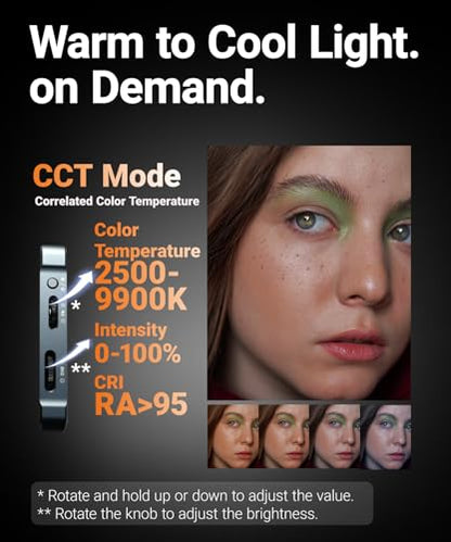 Portable LED Camera Light RGBWW Video Lights for Photographers, Creators - style: 5in1 Combo