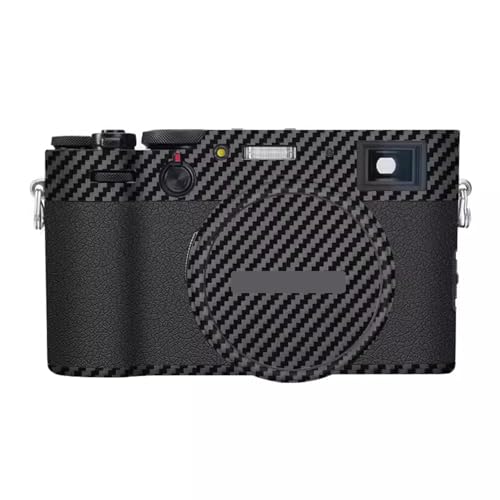 Camera Skin Wrap Anti-Scratch Sticker Coat Vinly Protective Film Body Protector Decals Cover for Fujifilm X100VI X100 VI(Carbon Fiber Black) - color: Carbon Fiber Black