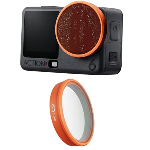 Coyktonty Osmo Action 6 Filter,Lens Filter Set for DJI Osmo Action 6 Camera,Waterproof, Oil-Resistant, Easy to Install (Star) - color: STAR