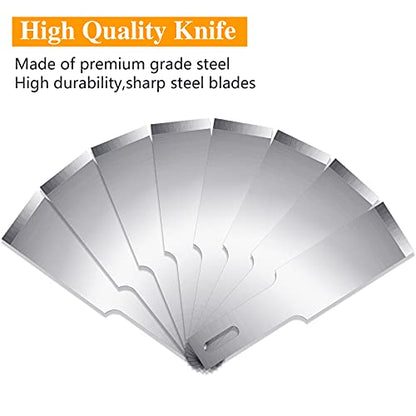 JETMORE 100 Pack Exacto Blades Refills #17 Craft Hobby Knife Blades for Art - size: #17