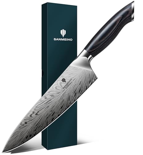 Chef Knife in Powder Steel, Japanese Kitchen Knife 8 Inch - size: 8.2"