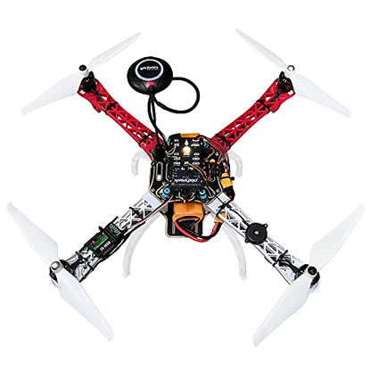 HAWK’S WORK F450 Drone Frame, 450 mm Quadcopter Frame Kits with Stands DIY Drone Kits to Bulit (Soldered Version) - size: Soldered