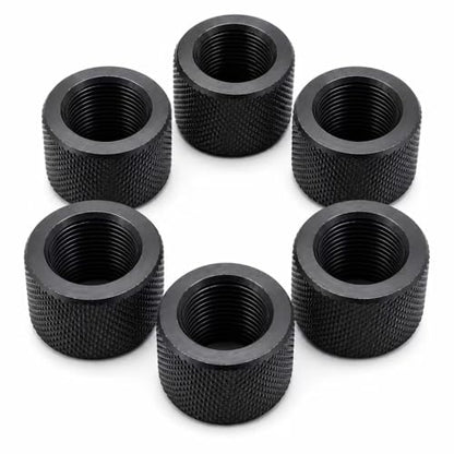 6-Pack 5/8x24 Thread Protector Steel for 308 LR308, 078-000-569 - color: Black Thread Protector (5/8x24)