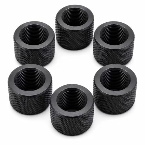 6-Pack 5/8x24 Thread Protector Steel for 308 LR308, 078-000-569 - color: Black Thread Protector (5/8x24)