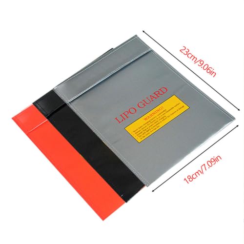 LiPo Guard Battery Safe Bag, Flame & Heat Resistant, 3 Pack (Small) - size: Small Size