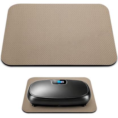 Non-Slip Vibration Plate Mat, Anti Vibration Pad for Vibration Board - size: 5MM Thick - Champagne Beige