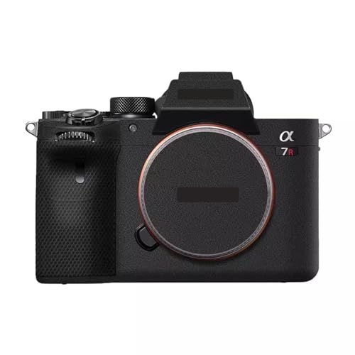 Camera Skin for Sony A7RIV A7R IV Anti-Scratch Vinyl Wrap Cartoon Film Body Protector Coat Photography Accessories Sticker(Leather Black) - color: Leather Black