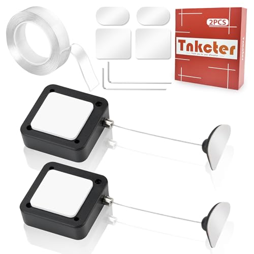 2 Pack 6.5 Ft Retractable Remote Control Tether Locks - color: 2 Pcs
