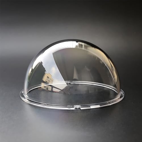 3.3 Inch Small Clear Camera Dome Cover, Waterproof Rainproof Polycarbonate Security CCTV Camera Lens Protection Cover (Size 85x45mm Transparent) - color: 85x45mm Clear