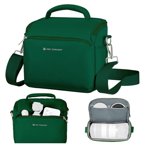 K&F CONCEPT Camera Sling Bag Small Crossbody Case - color: 07-Green