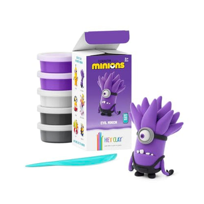 HEY CLAY Minions Modeling Air Dry Clay for Kids 4-8 Craft Kits for Kids