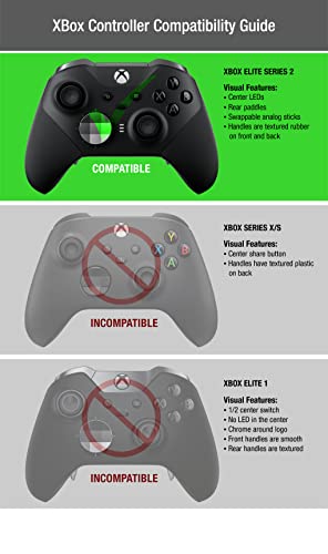 Silicone Controller Skin for Xbox One Elite Series 2, Green - color: Green