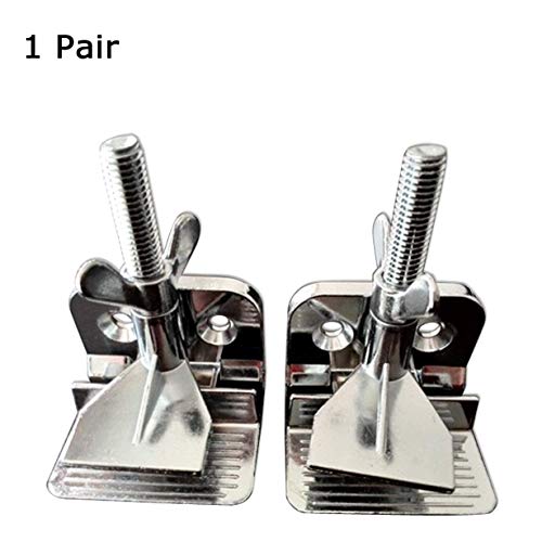 2PCS of Screen Printing Clamps Screen Frame Butterfly Hinge Clamp for Silk Screen Printing Frame Machine,for Fixing Screen Printing Mesh,Screen Printing Press DIY Tool Include 4 Screws