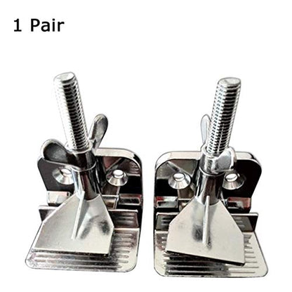 2PCS of Screen Printing Clamps Screen Frame Butterfly Hinge Clamp for Silk Screen Printing Frame Machine,for Fixing Screen Printing Mesh,Screen Printing Press DIY Tool Include 4 Screws