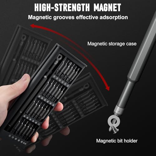 SHARDEN Precision Screwdriver Set for Electronic Repair 60 in 1 - color: 60 in 1 Black