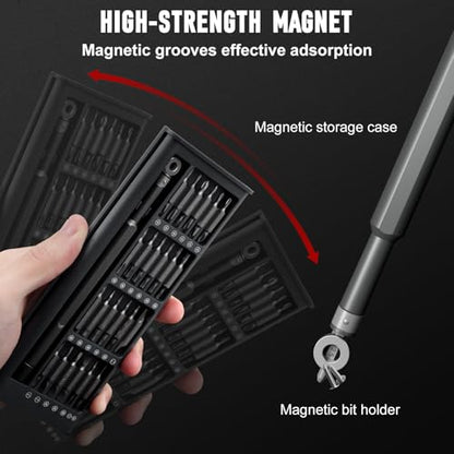 SHARDEN Precision Screwdriver Set for Electronic Repair 60 in 1 - color: 60 in 1 Black
