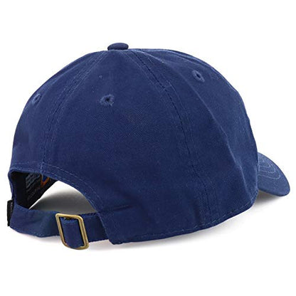 Trendy Apparel Shop Youth Drone Pilot Adjustable Soft Crown Baseball Cap - color: Navy