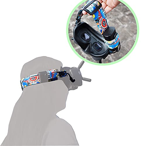 Adjustable Head Strap and Power Cable 30CM for DJI FPV Goggles V2
