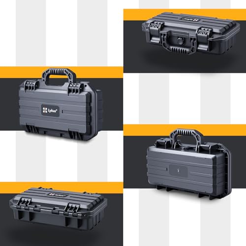 Lykus HC-3011 Waterproof Hard Case with Foam, Inner Size 11.42*4.72*2.99in - size: HC-3011
