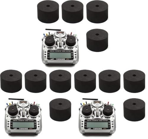 4PCS RC Transmitter Stick Protector Protective Cover for Frsky X9D X7 Jumper T16 Flysky TH9X Spektrum (Pack of 3) - size: 15 cm x 10 cm x 3.5 cm (Pack of 3)
